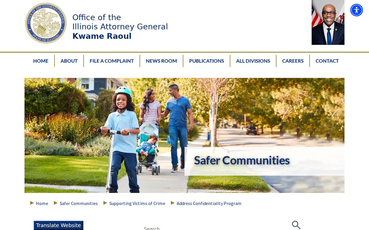 Bloomington resident lookup Illinois Address Confidentiality Program
